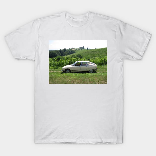 Citroen GS in Jeruzalem Slovenia T-Shirt by Roland69